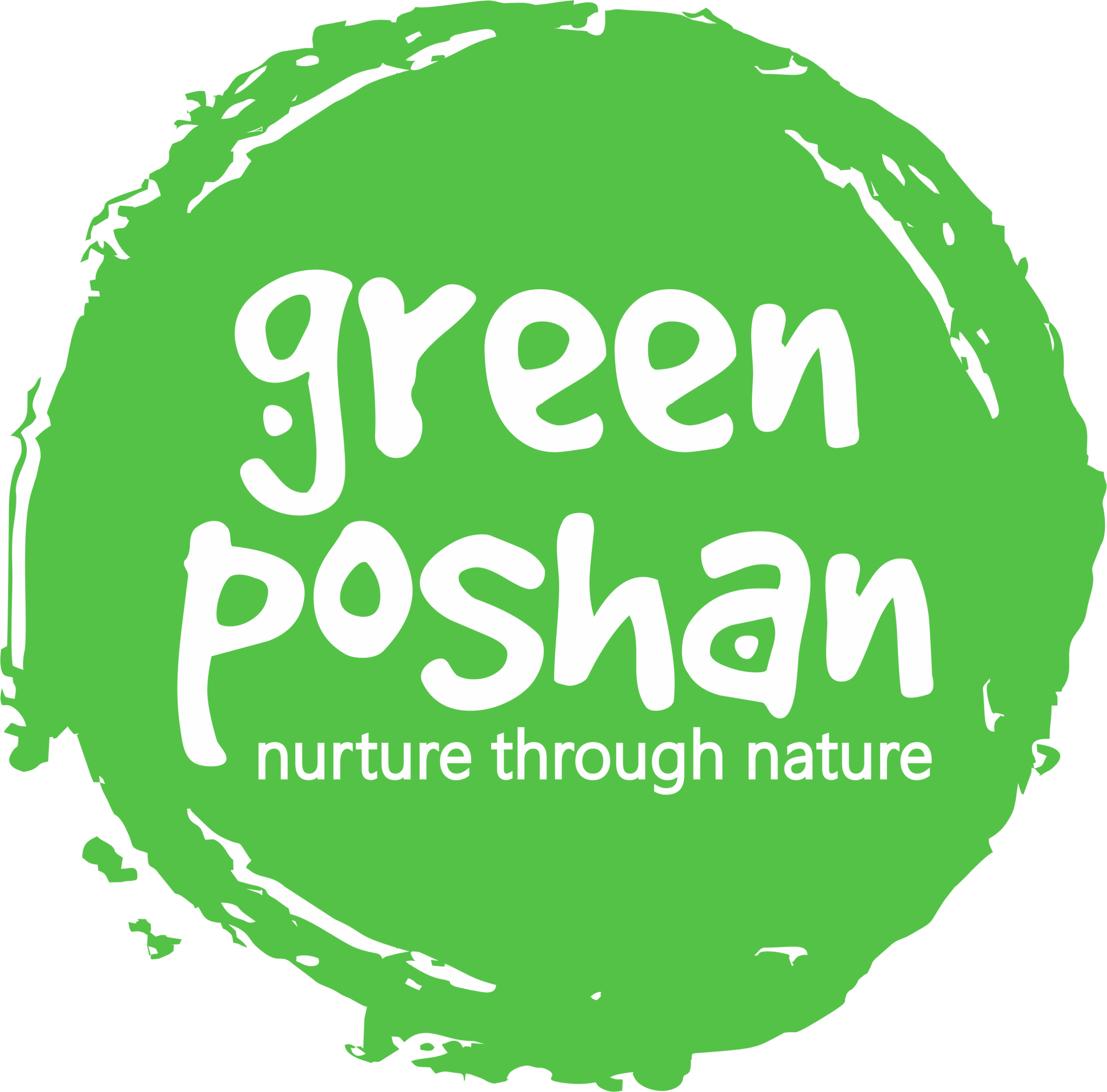 Green Poshan Logo R