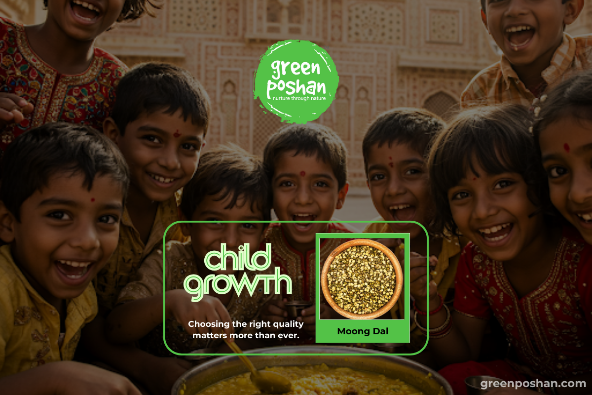Moong dal for child growth