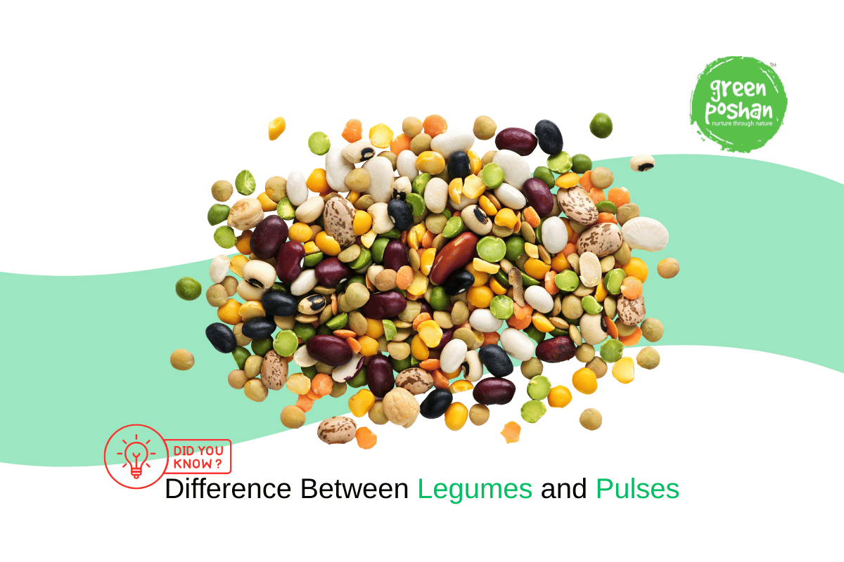 difference between legumes and pulses