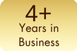 4+ years in business